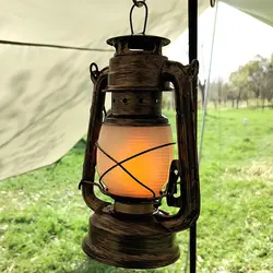 Outdoor Camping Tent Lights Retro Camping Lanterns Detachable Battery Camping Lights Flame Atmosphere Horse Lights