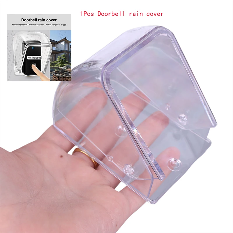 

Беспроводной водонепроницаемый дверной звонок (наружный прозрачный, устойчивый к атмосферным воздействиям дождевик, простая установка своими руками) для домашней безопасности