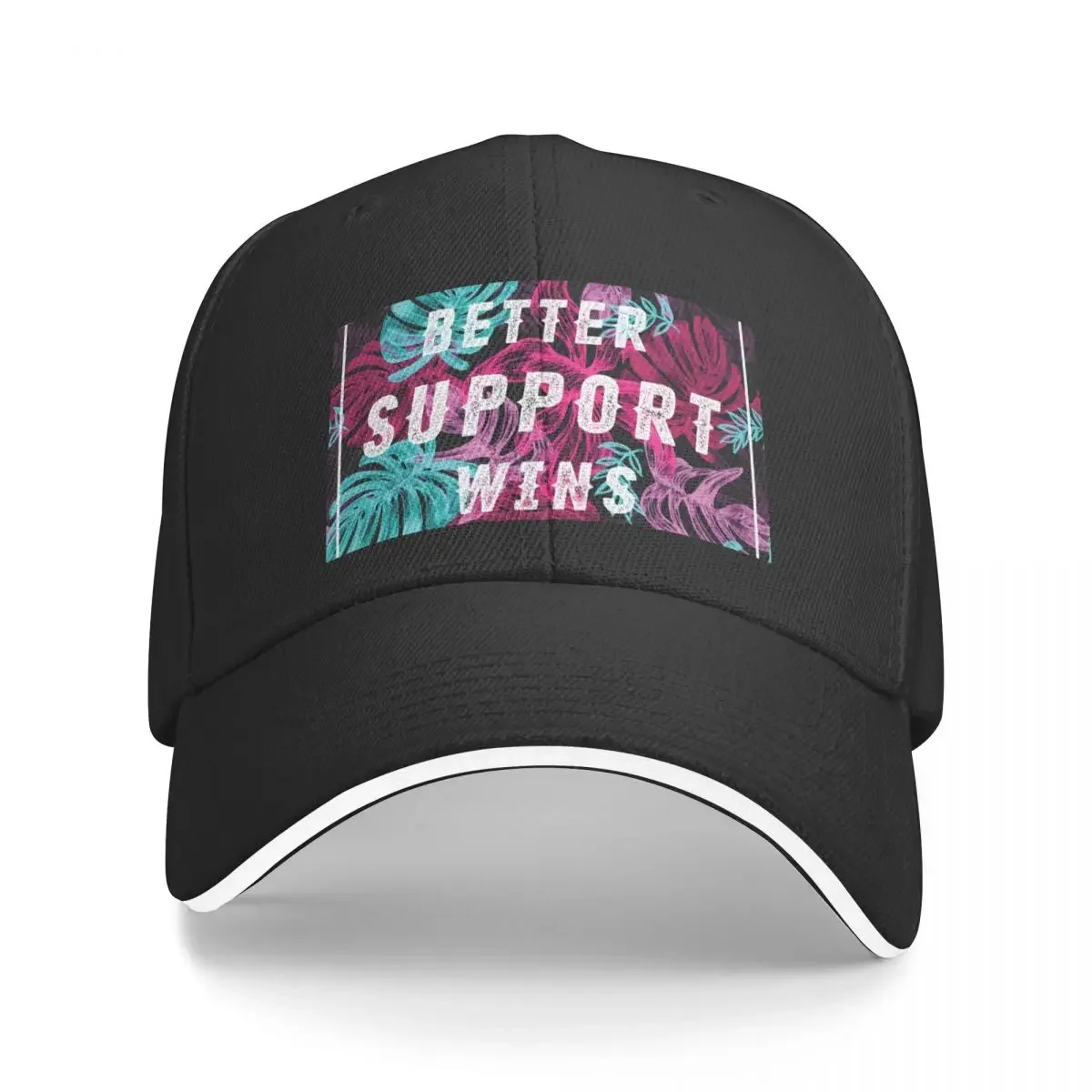 SUPP DIFF SUPPORT DIFFERENCE BETTER SUPPORT GANA Gorra de béisbol Gorra deportiva Icon Protector solar Sombrero de fiesta Mujer Playa Outlet Hombre