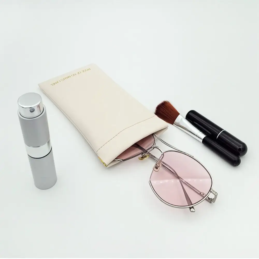 ファッションシンプルな口紅メイクアップバッグミニポータブルジュエリーハンドバッグ旅行PU化粧品オーガナイザーポーチ女性女の子用