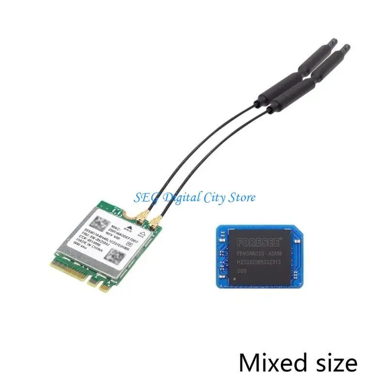 وحدة U75B 32GB EMMC + وحدات WiFi6 BT حل تخزين موثوق ثلاثي الأبعاد NAND للأجهزة اللوحية والهواتف الذكية forOrangePi 5