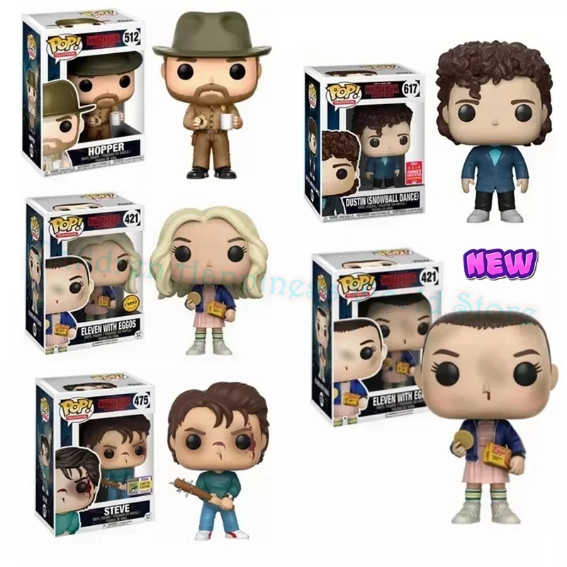 Funko Películas ALVEN CON EGGOS # 421 Demogorgon # 428 Tolva Jonathan Nancy # 514 Brenner Joyce Figuras de acción Modelo coleccionable