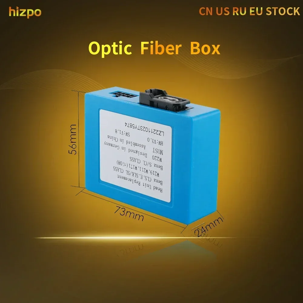 Car Monitor Optic Fiber Box Only Fits for Our Hizpo Brand Android SYSTEM Mercedes Benz Car Multimedia Players