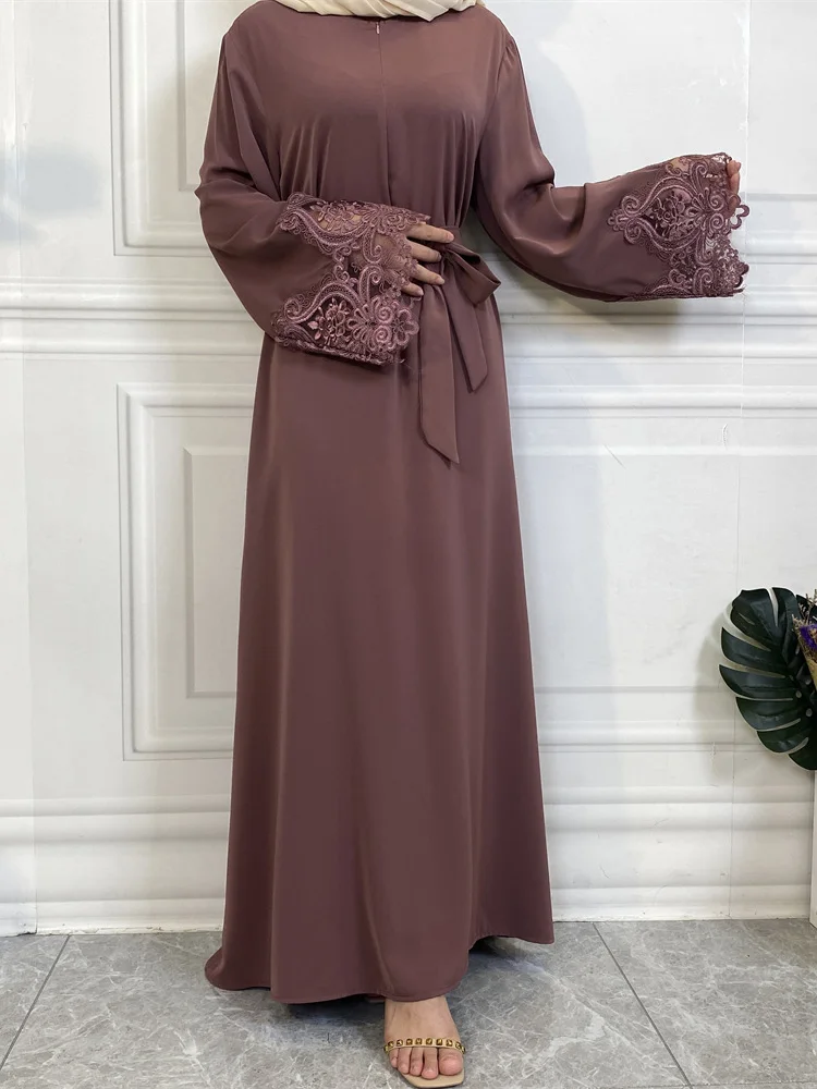 chinese dress ladies Ayza Modest Long Maxi Dress - Nude | Modest Muslim Dresses main image 0