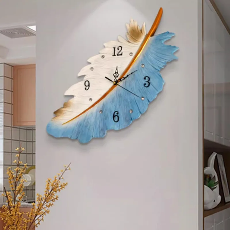 European Unique Wall Clocks Premium High Quality Modern Girl Bedroom Wall Clocks Art Living Room Reloj Pared Decoration