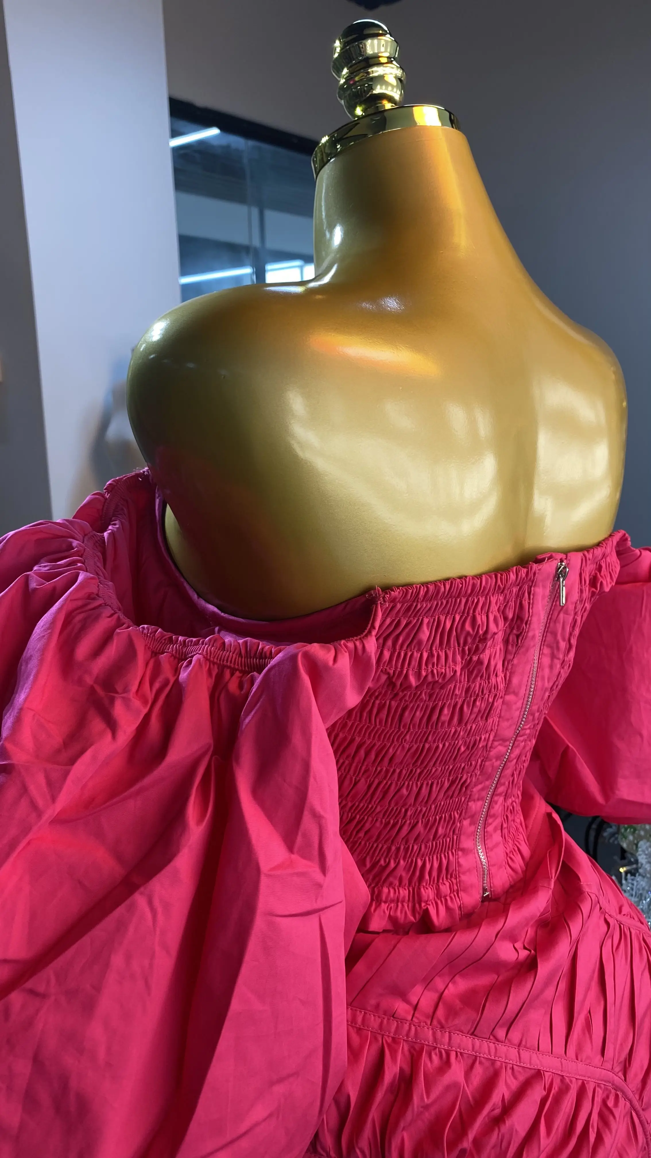 2025 New High-Quality Holiday Style Suit - One-Shoulder Tube Top with High Waist and Pleats-GZXX218