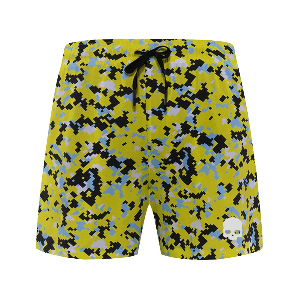 Men's Shorts Camo Print Quick Drying Tennis Sports Shorts Running Fitness Men's Tennis Club Clothing Drawstring Shorts