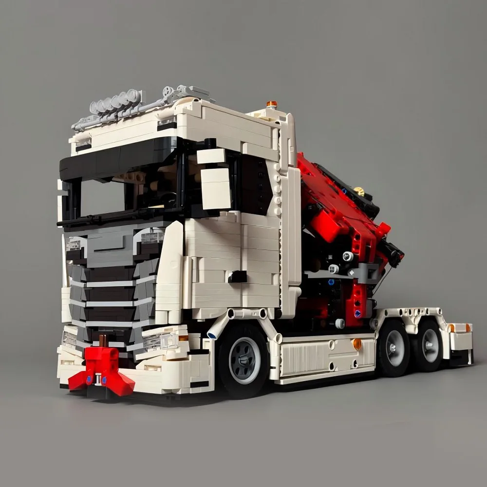 

Main Transporter MOC-205118 770S CRANE TRUCK High-tech Parts Building Blocks for Adults Educational Toys Vehicles Models Gift