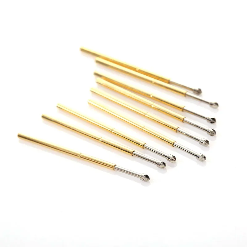 100PCS/pack P75-LM2 Spring Test Probe Needle Tube Outer Diameter 1.02mm Total Length 16.5mm PCB Pogo Pin
