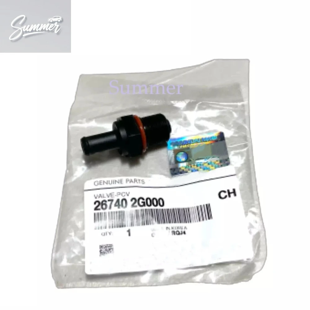 2 Pieces OEM 26740-2G000 New VALVE-PCV 267402G000 For select HYUNDA-I KI-A Models