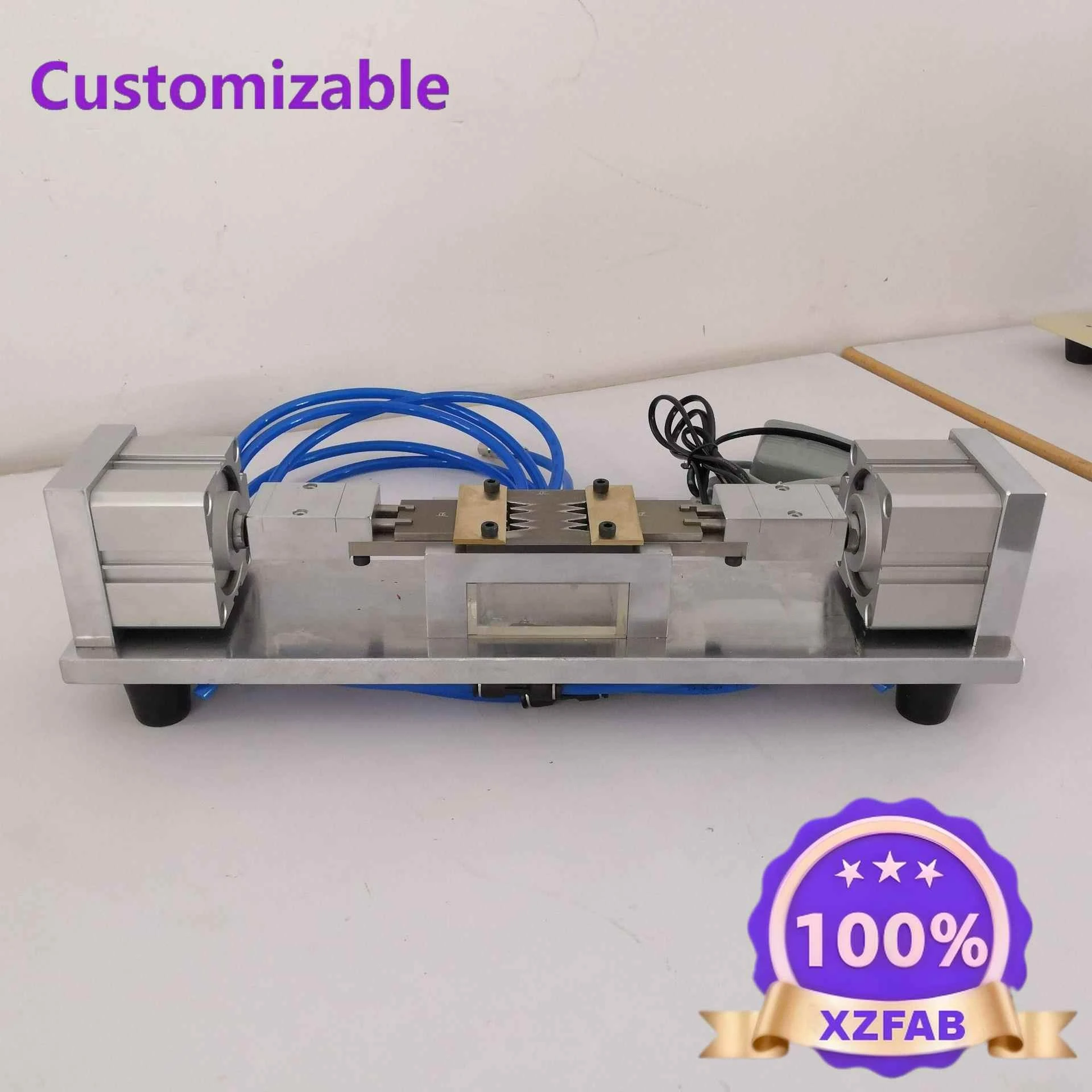 Customizable transformer magnetic ring tensile shear forming capacitor angle shearing machine