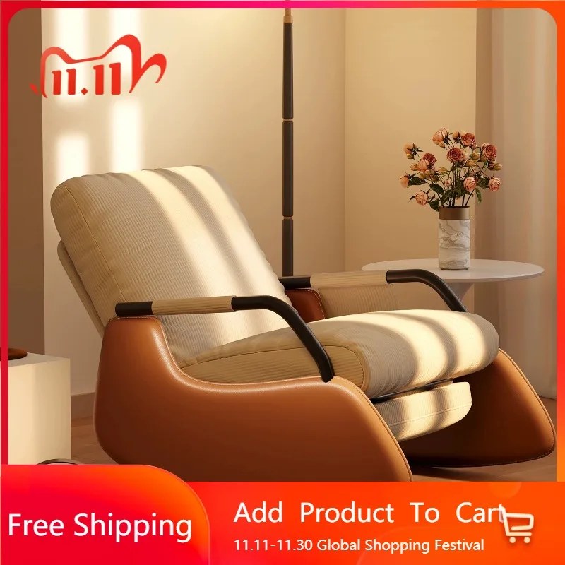

Ergonomic Recliner Living Room Chairs Designer Lazy Reading Tumbonas Living Room Chairs Floor Bedroom Fauteuil Balcony Furniture