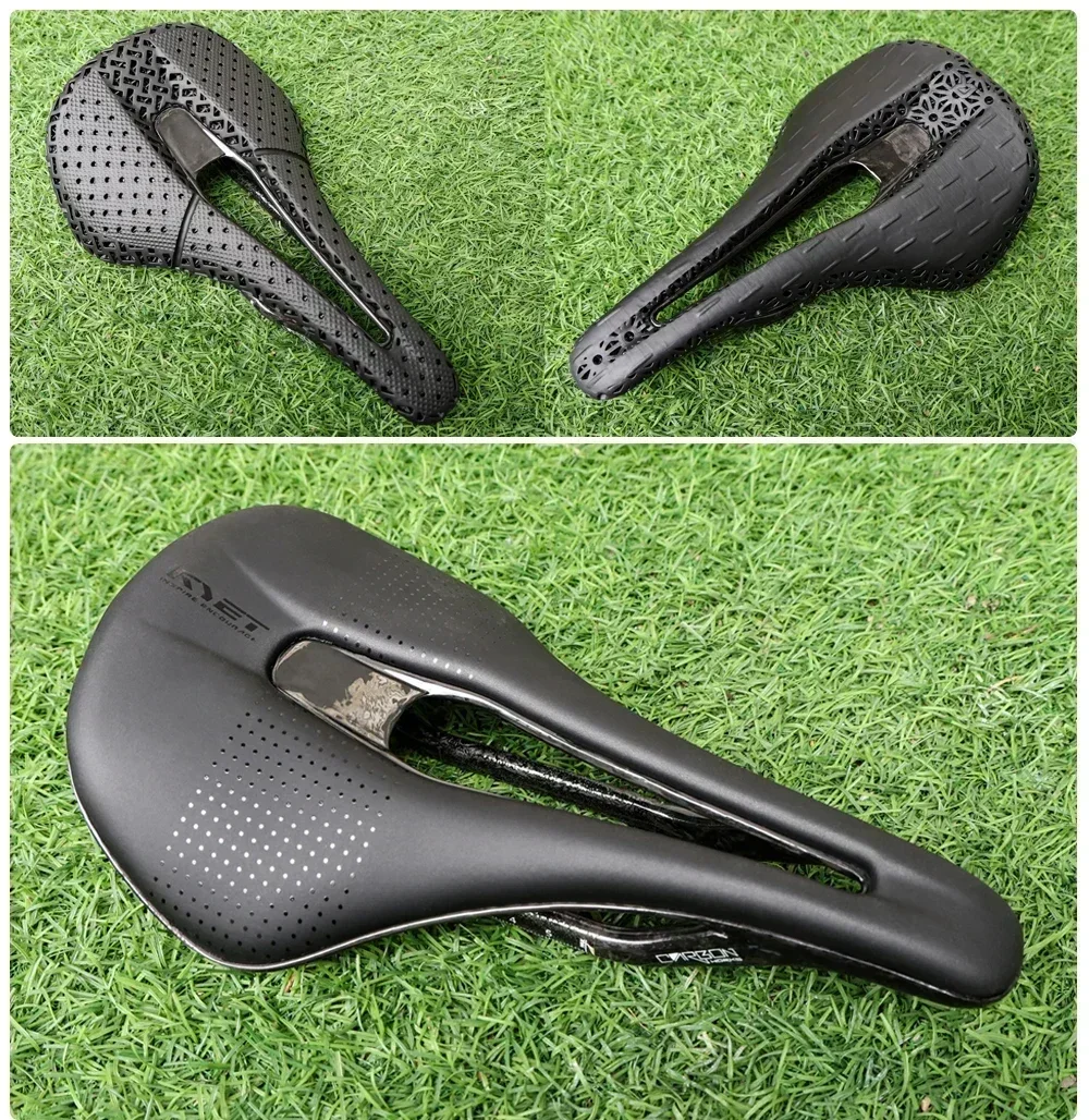 RYET Vollcarbon 3D-gedruckter Fahrradsattel 240mm *143mm 7*9mm EVA-Sattel für MTB Gravel Rennrad Fahrradteile – Detail 20