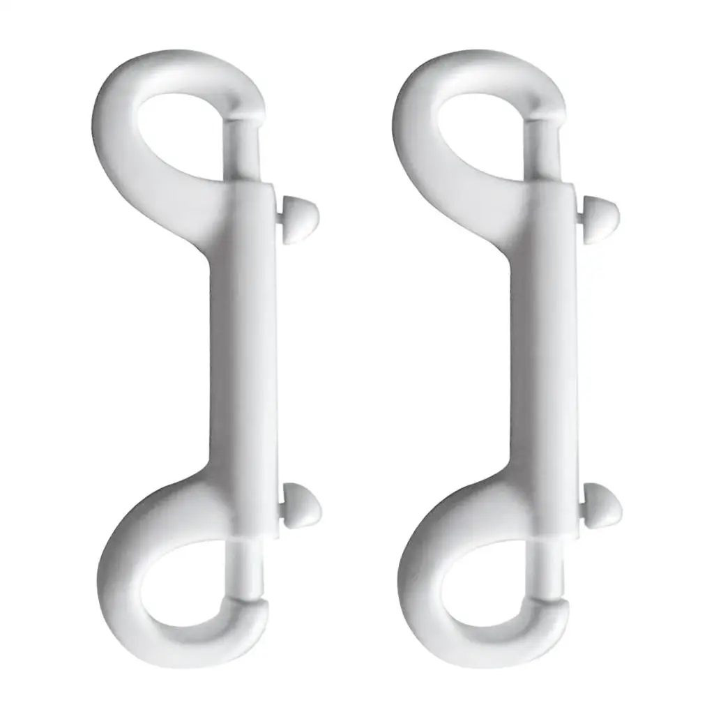 2 Pieces 16 Stainless Steel Double End Bolt Snap Hook Underwater Diving, Various Sizes/Colors