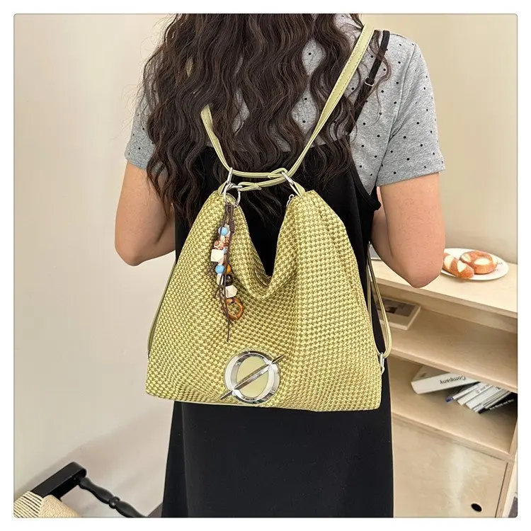 

Unique Original Letter Logo Crossbody Diaper Bag Women's Fashion Handbag Elegant Leather Tote Messenger