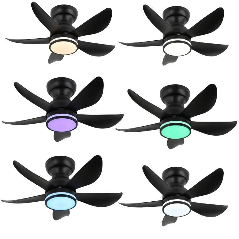 

Intelligent Light Emitting Diode Ceiling Fan with Iron ABS Body Remote Switch