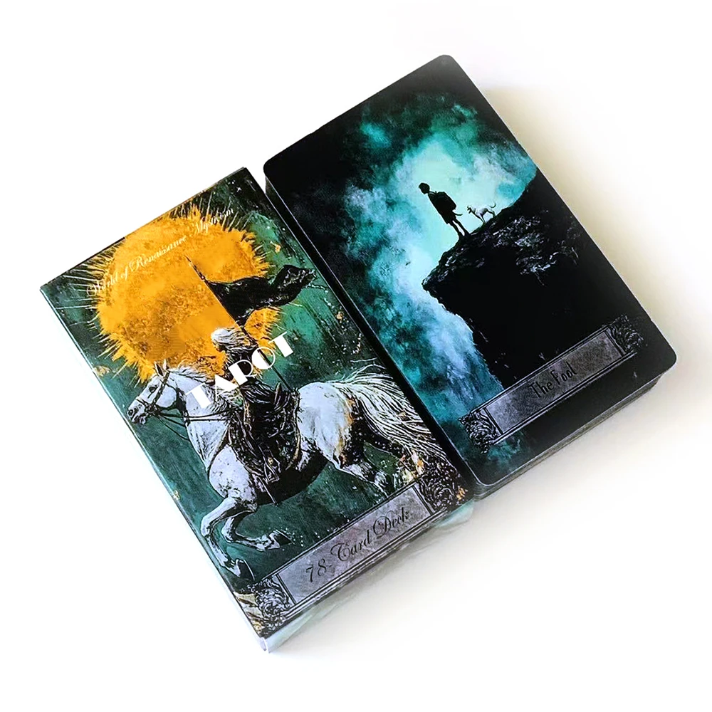 Nouvelles cartes de tarot, 78 pièces, cartes de tarot d'art mystique pour la divination, lectures intuitives, parfaites pour la guidance spirituelle et les collectionneurs