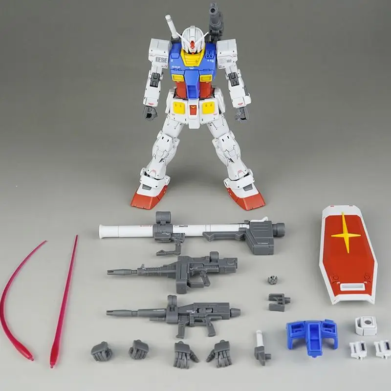 Gto Stars Moving Mobile Suit Rx-78-2 Origin Montieren Sie einen Modellbausatz, Warleague-Thema, dekorative Kinderspielzeug-Actionfigur
