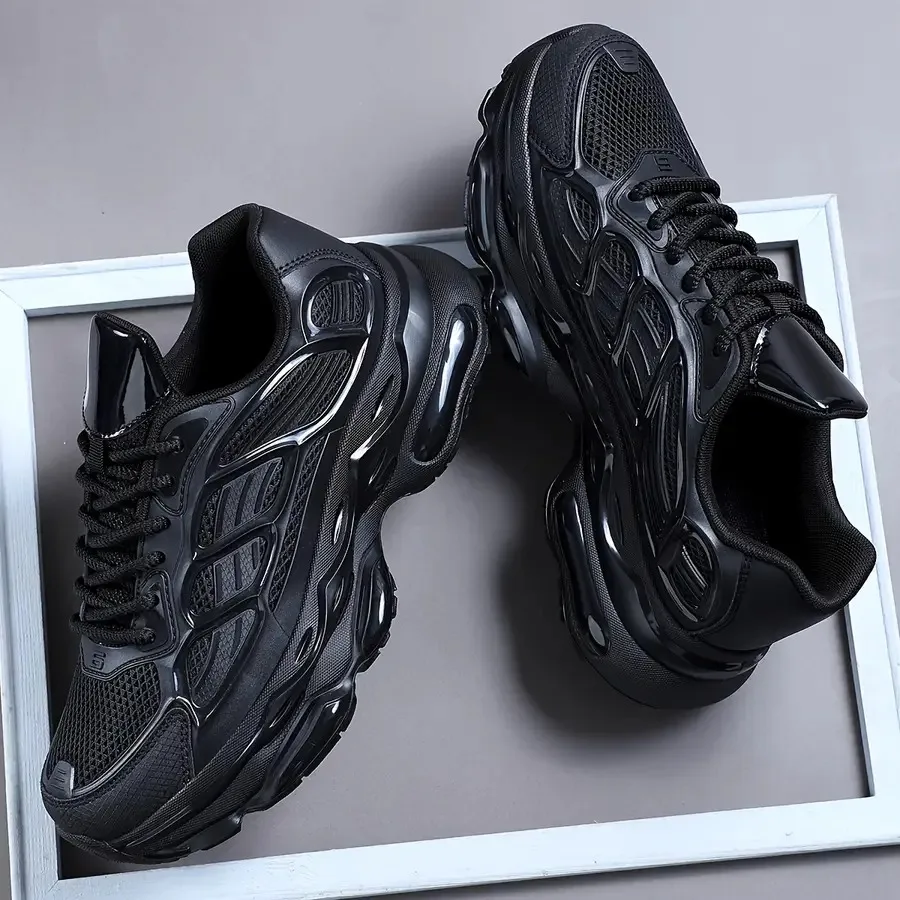 

Men's Retro Low-Top Sneakers/Fabric Upper and Sole Lace-Up Sneakers - Round Toe Comfortable Cushioned Sole Suitable for Gym Cas