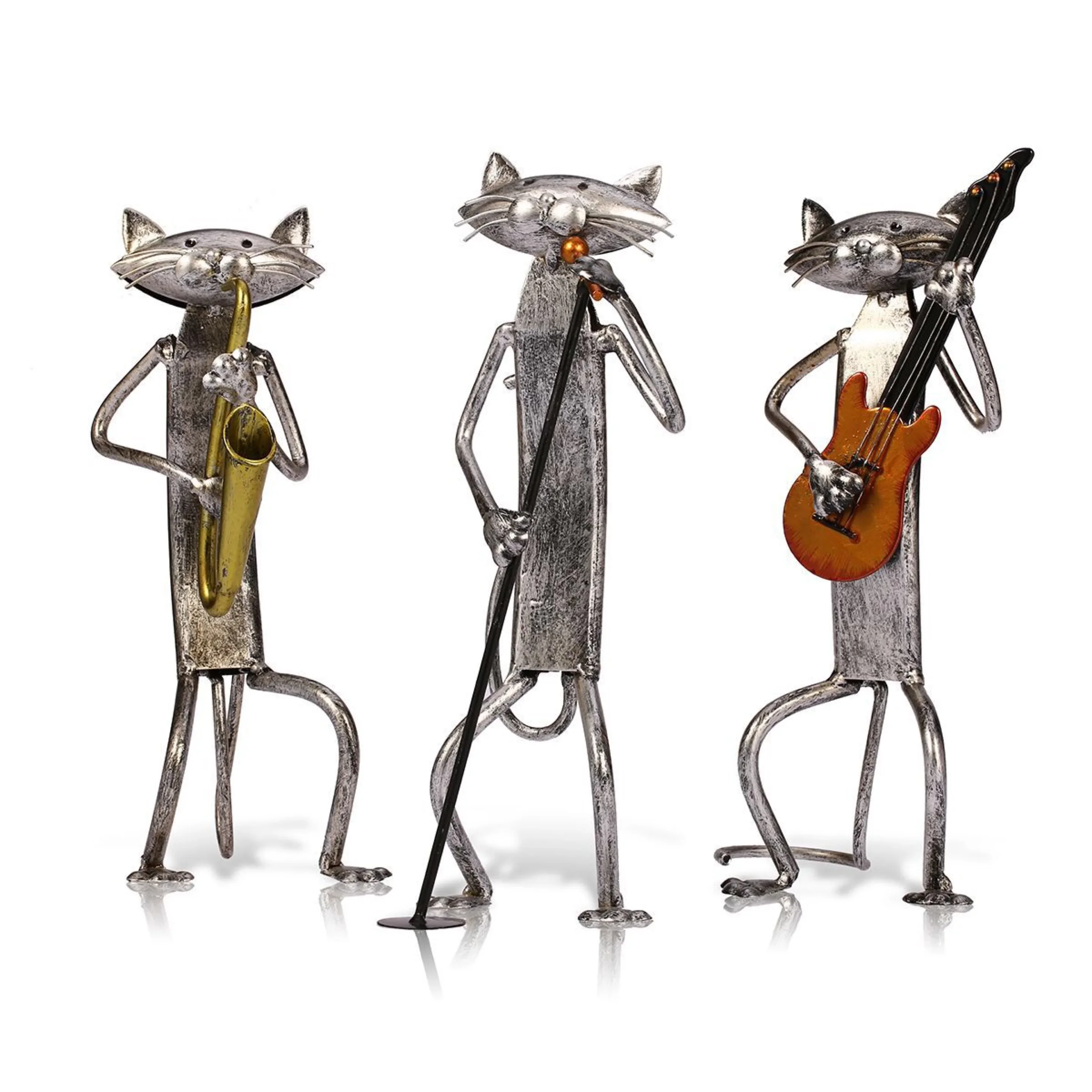 

MGT-Creative Metal Wrought Iron Band, Cat Decoration, Modern Home, Living Room, Study, Crafts, Furnishings