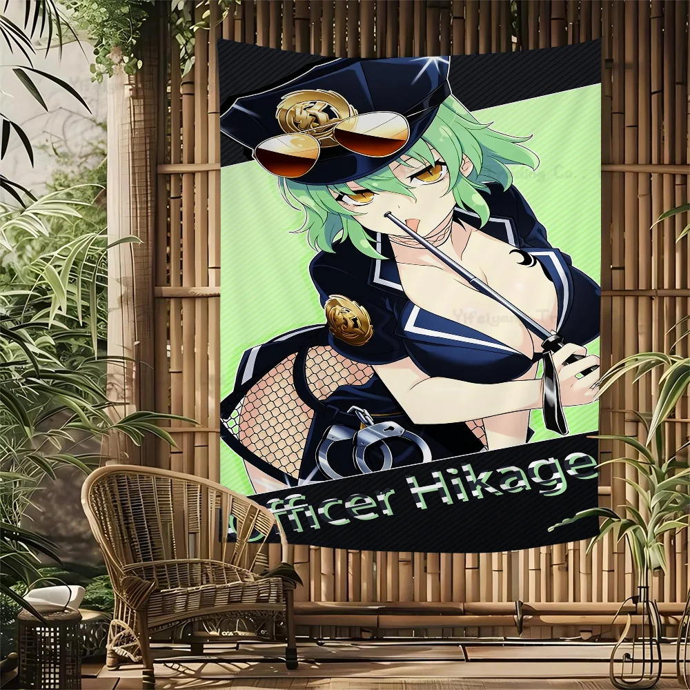 Senran Kagura Hikage Anime Tapestry Wall Hanging Decoration Household Wall Hanging Home Decor