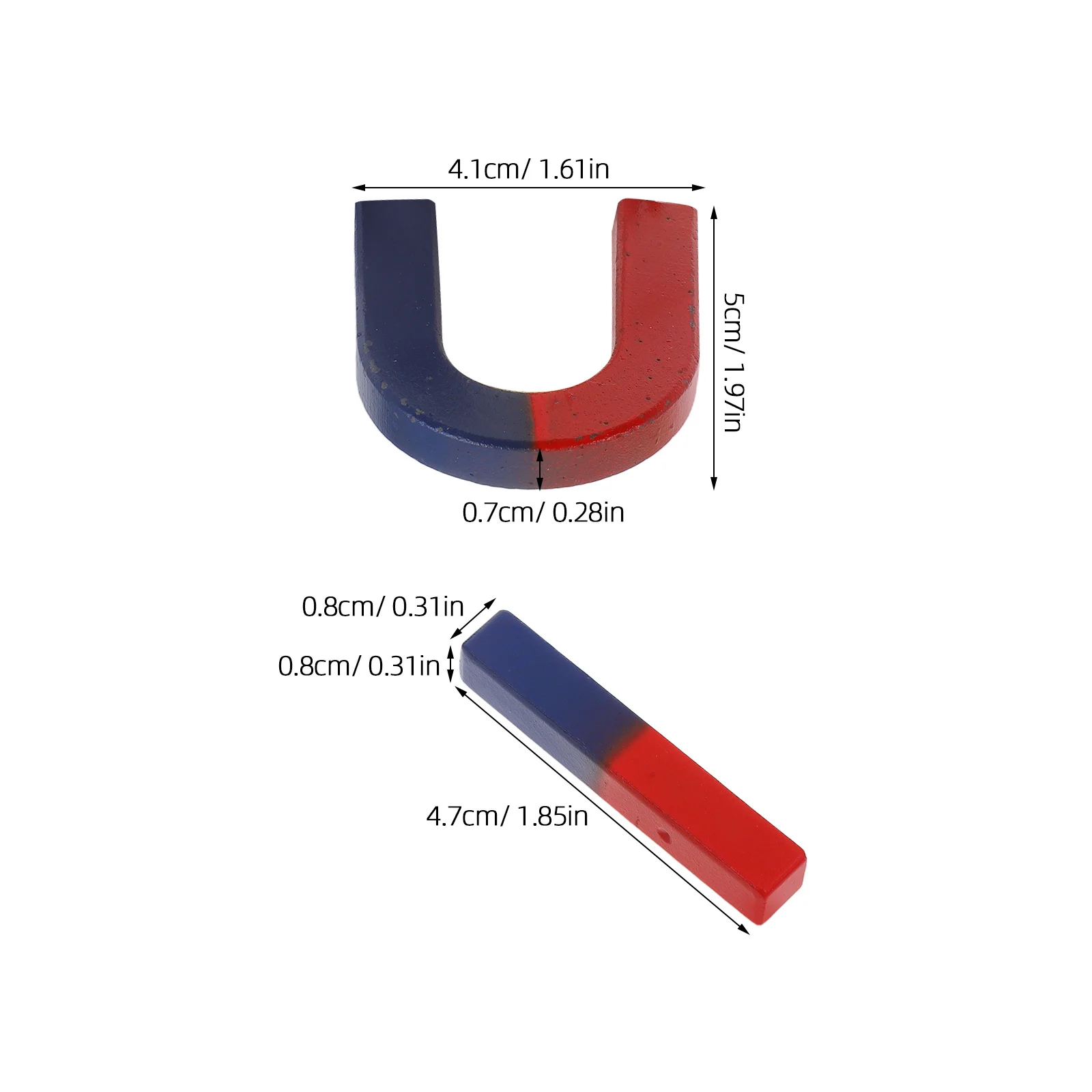 مجموعة واحدة من أدوات تجربة العلوم المغناطيسية لأدوات تعلم الفيزياء، مجموعة تجربة علمية للطلاب في الفصول الدراسية للاستخدام المنزلي #3