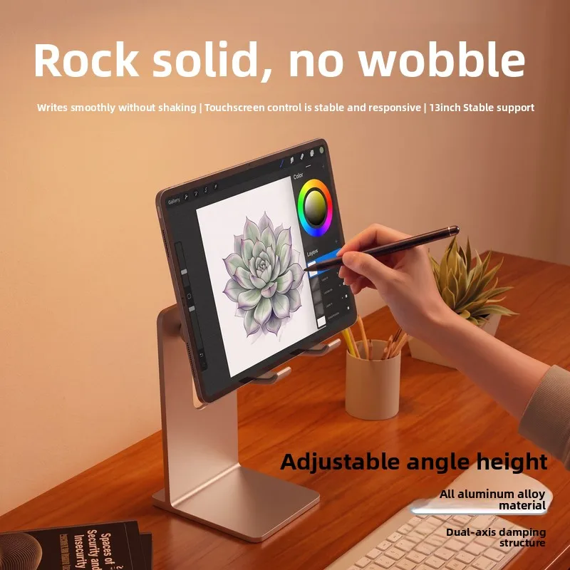 Aluminum Alloy Mobile Desktop Stand, Stable And Non Shaking Portable Stand, Mobile Phone And Tablet Stand, Adjustable Stand