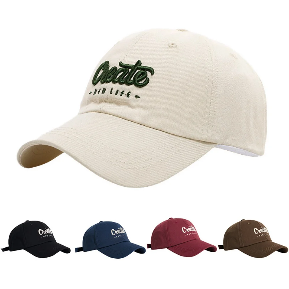 Fashion Letter Embroidery Hole Sunscreen Baseball Cap Soft Top Baseball Caps For Men Women Baseball Cap Snapback Hats Caps