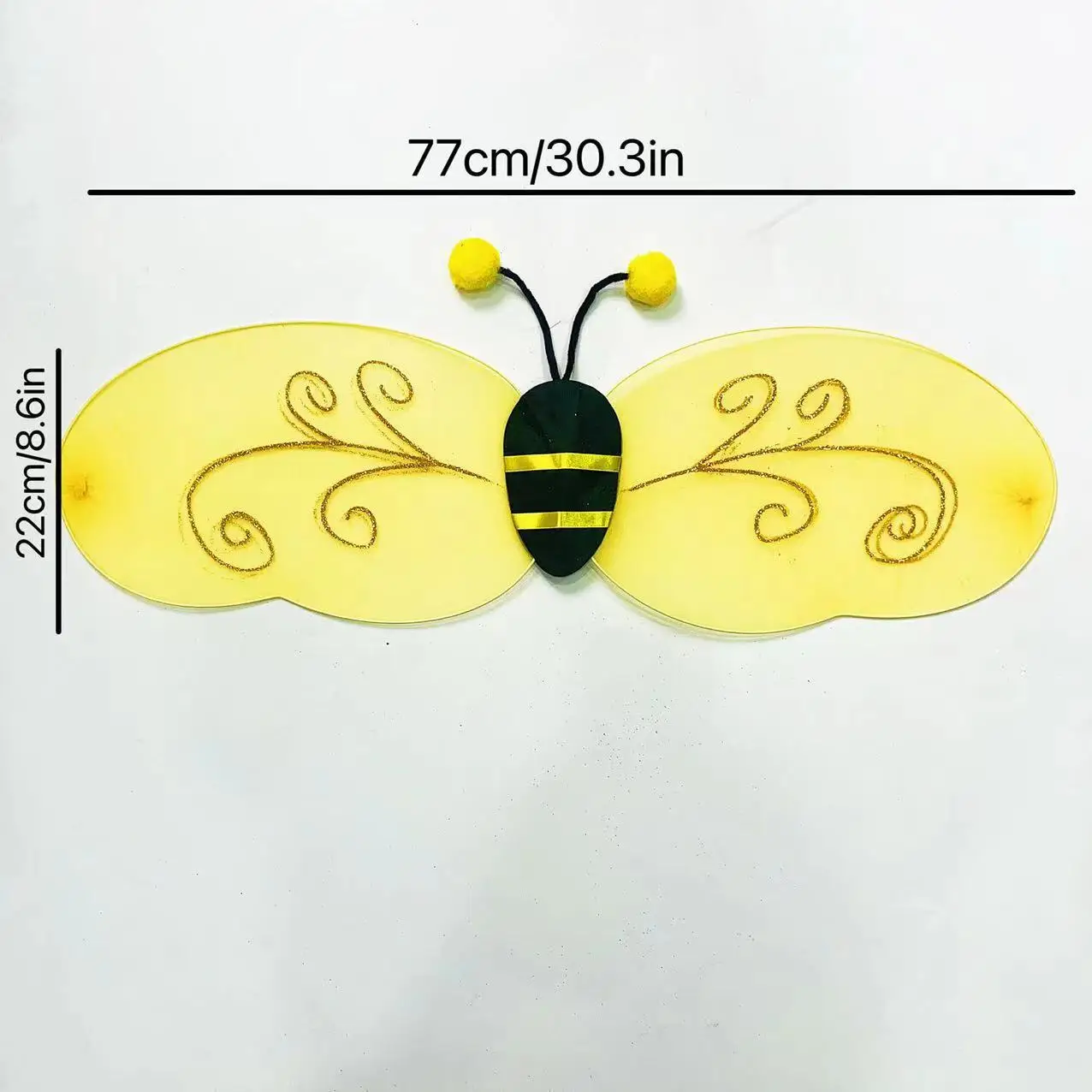 キッズビー蝶の羽コスチューム小道具着用可能な装飾的な羽パーティー用コスプレお祭りショー子供の日