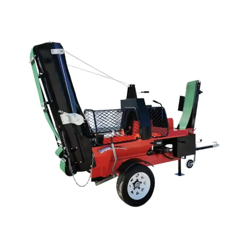 High Quality Factory Price Forestry Machinery Firewood Processor Wood Splitter Tree Cutting 15HP  Motor Gear Pump 4-Way