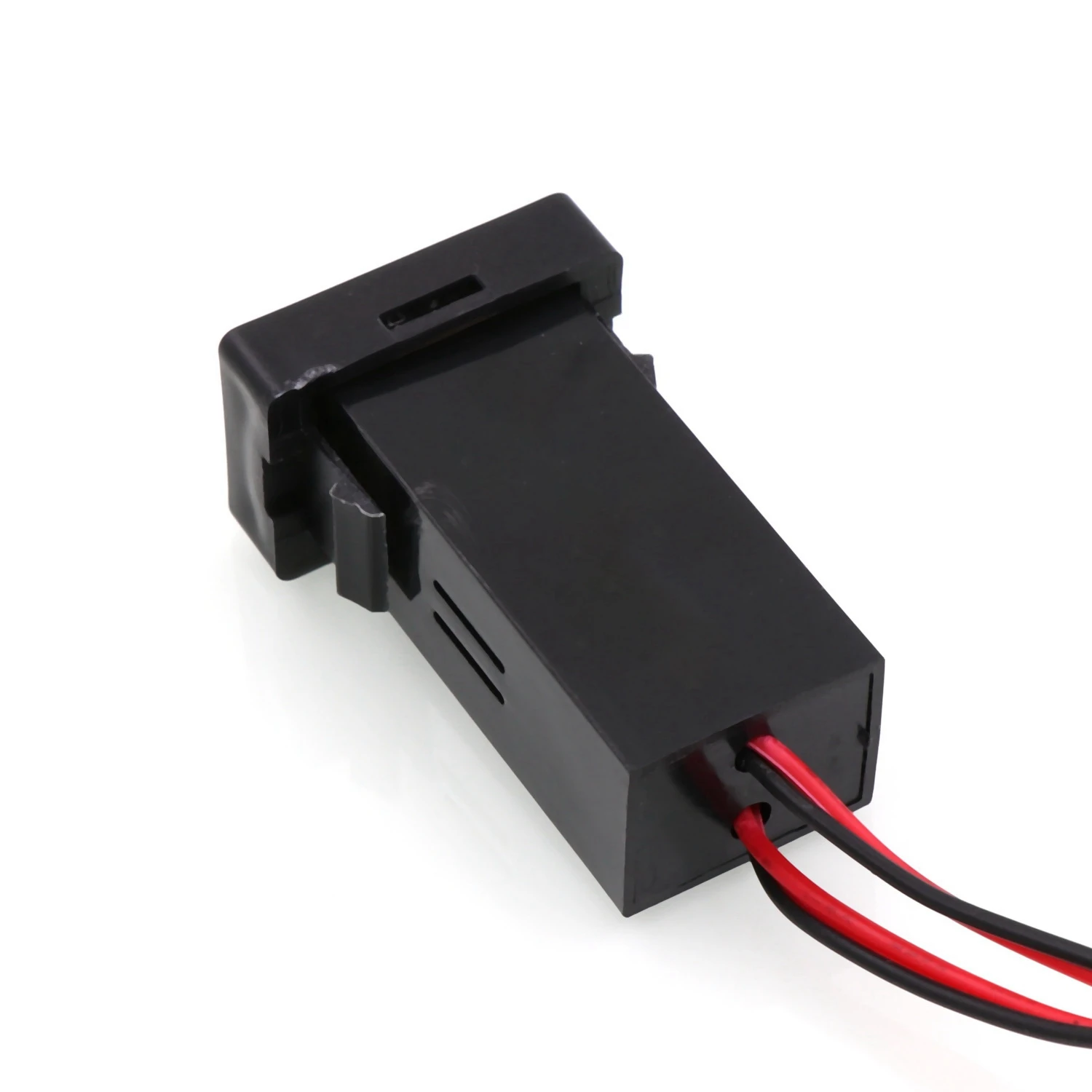 USB DC12V 5V 2.1A Socket Car Led Digital Voltage Display Voltage Meter Battery Monitor For TOYOTA