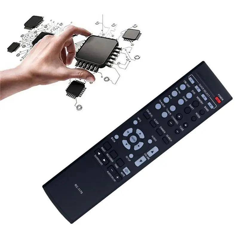 A13E-RC-1170 Replacement Remote Control For DENON AV Receivers Including Models AVR-E200, AVR-X500, AVR-1612, AVR-1622