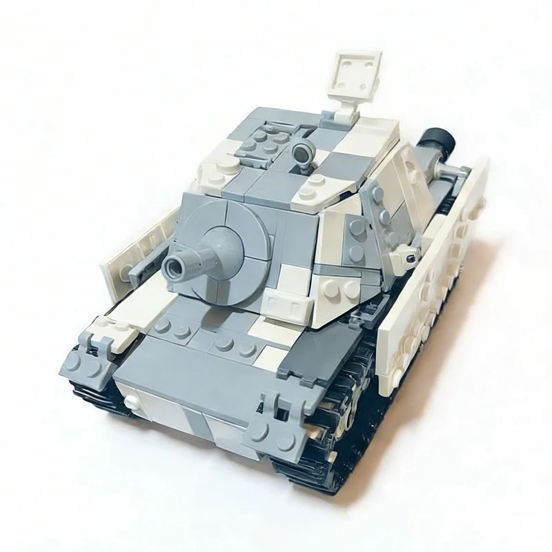 499 PCS Custom Tank Model Brummbar MOC Customize Modular Building Block Creative Design Educational Brick DIY Holiday Toy Gifts
