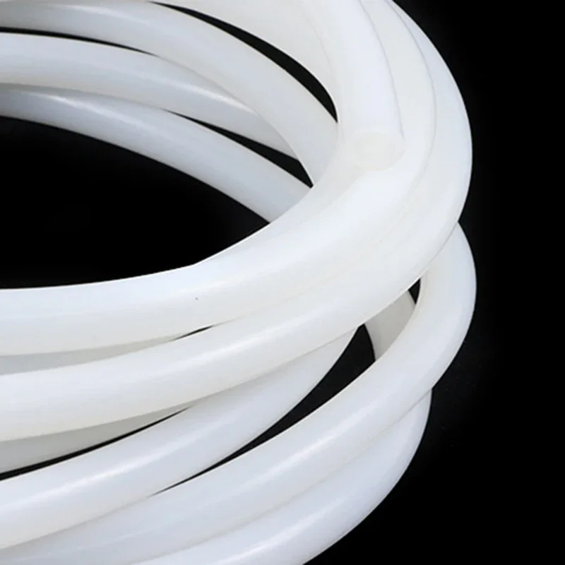 1Pcs 1/5Meters Industrial Grade Silicone Tube Inner Dia 2mm-38mm High Temperature Resistant Silicone Rubber Hose