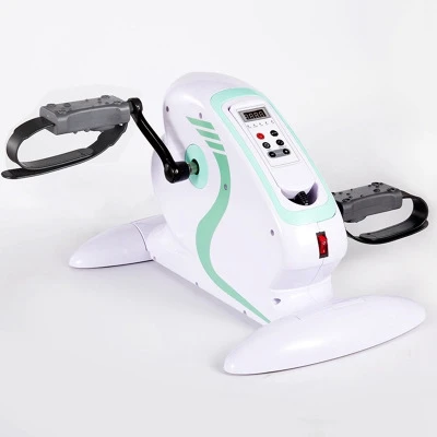 Electric Stroke Physical Therapy Rehabilitation Mini Pedal Exerciser Automatic Mini Hand and Foot Pedal Exercise bike for Adult