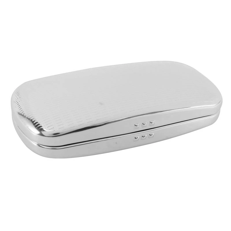5X Glasses Case, Aluminum Hard Shell Eyeglasses Case Striped Spectacles Box Eco-Friendly