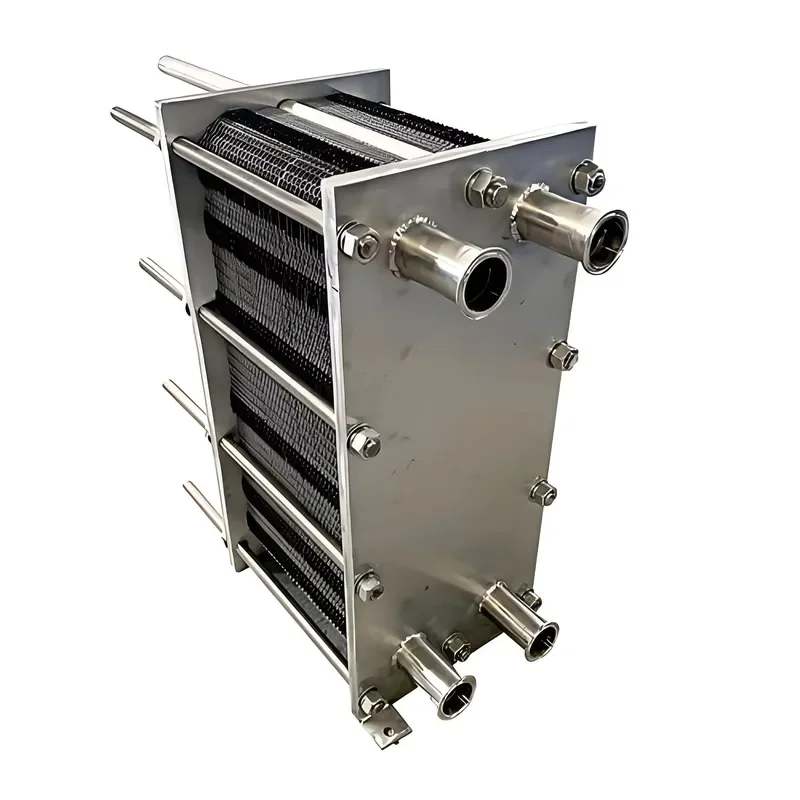 Stainless Steel High-Accuracy Milk Plate Heat Exchanger Cooler Motor Pump for Dairy Industry Heating Cooling Applications