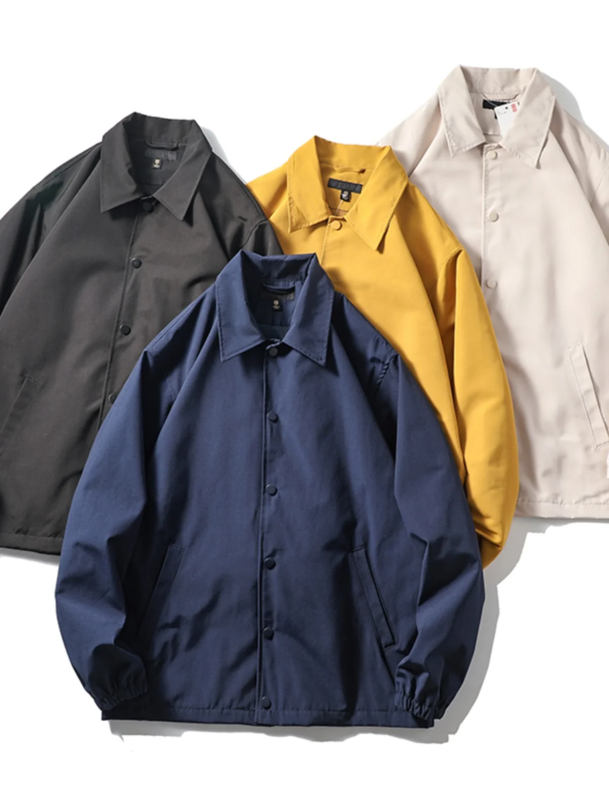 

Высококачественная мужская повседневная куртка Jaet, весенне-осенняя модная куртка, свободная верхняя одежда для пар, молодежная молодежная одежда