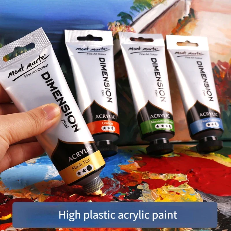 48 Colors 75ml High Plastic Acrylic Paint Student Studio Special Hand-painted Creation Graffiti Art Painting Pigment