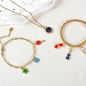 20/30/50/100 Stücke Pingon -mit gemischtem Stil, Öllegieranhänger nach Tropfen, Schmuckzubehör, zur Herstellung von DIY -Schmuck verwendet 10 Hauptverkaufsverzierung für Kleidung - №8