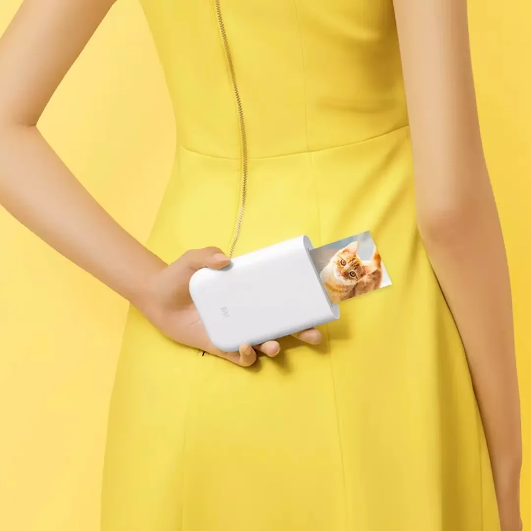 Xiaomi Mijia AR Mini Pocket Photo Printer 300dpi Portable DIY Picture Sharing Print with 500mAh MiHome App Compatibility