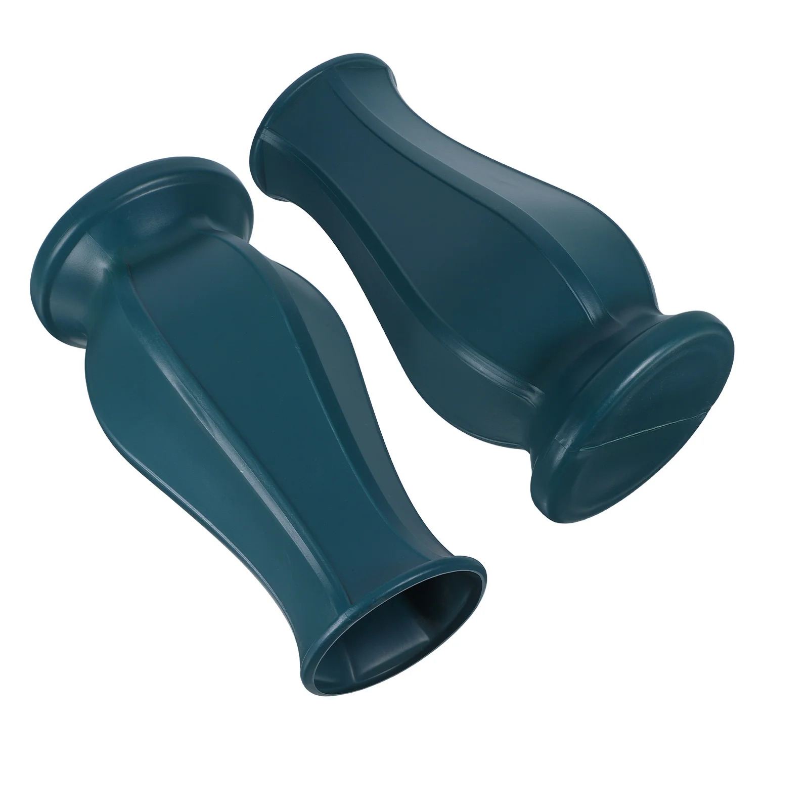 

2Pcs Ceramic Look Vase Plastic Unbreakable Flower Vase Wedding Table Office Living Room Decorative Flower Holder Centerpieces