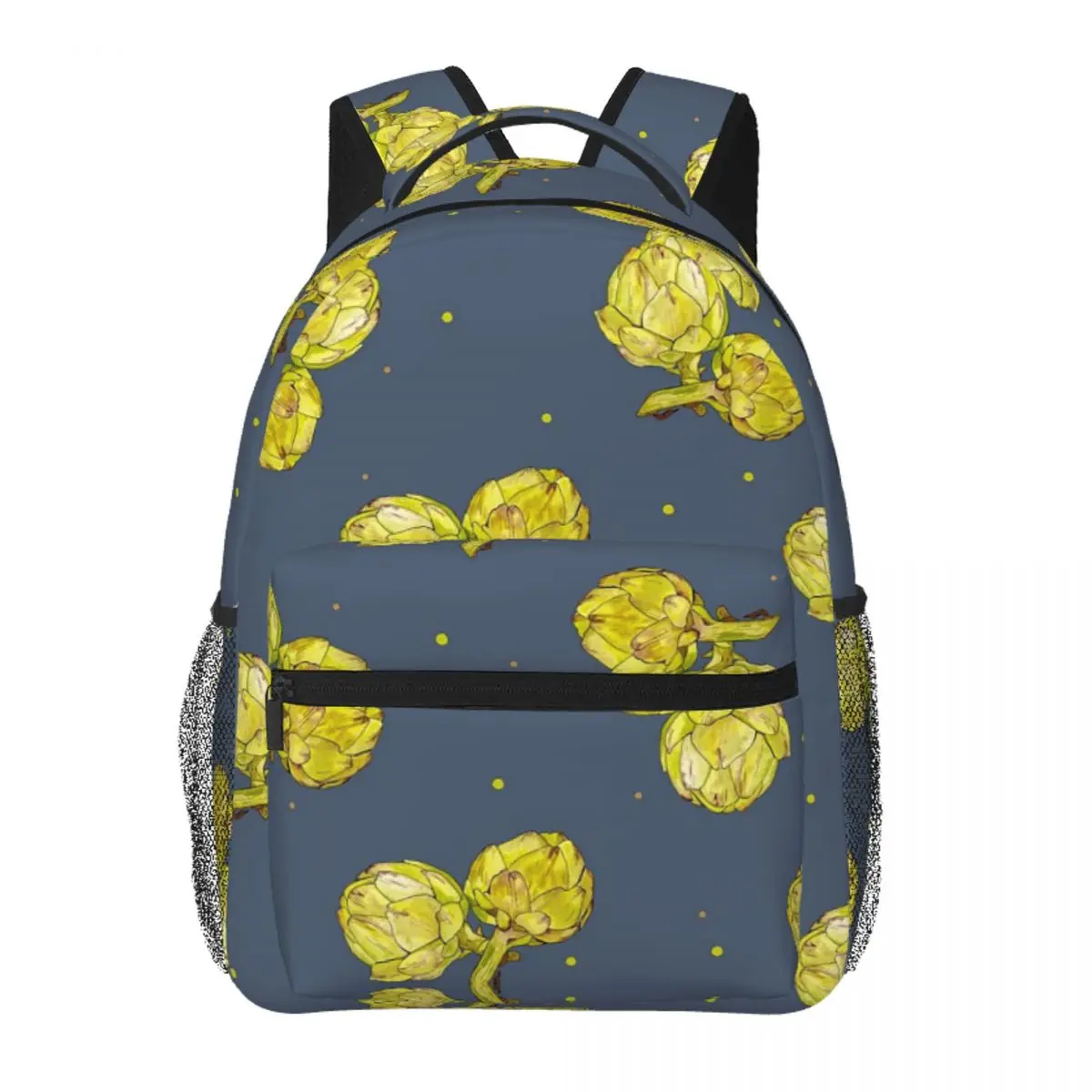 

Watercolor Artichoke Pattern Backpack Student BookBag Kids School Bag Laptop Shoulder Bags for Boys Girls