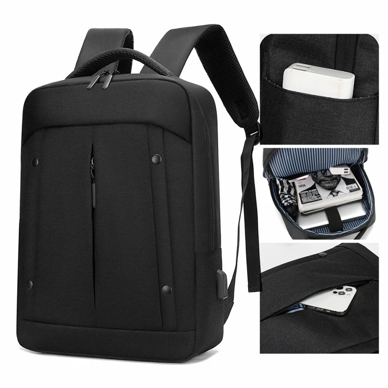 

SUUTOOP Men's 15.6 Inch Laptop Backpack USB Charging Notebook Business Rucksack School Bag Pack For Male Female Women