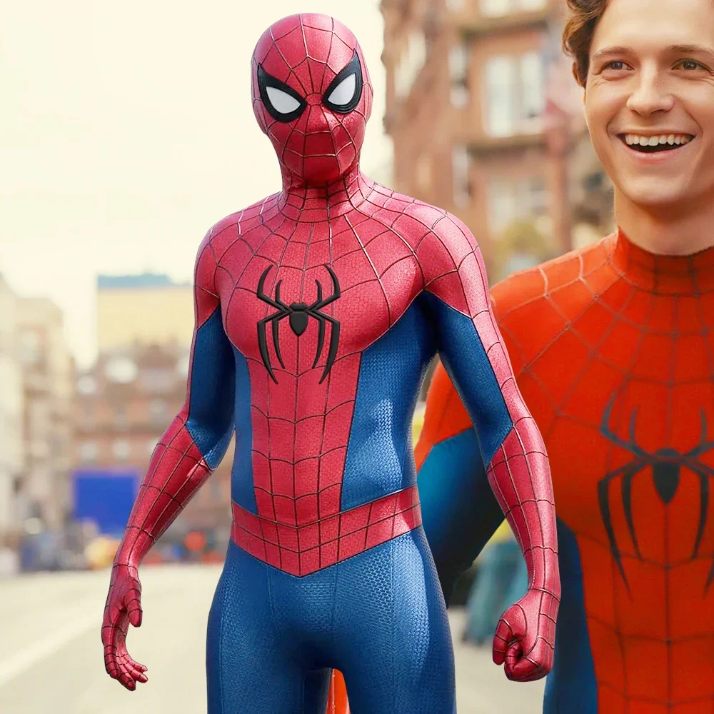 

Adult 3D LOGO SpiderMan Cosplay Brand New Day Costume Superhero Bodysuit Spider Zentai Suits Spandex Halloween Costume Disfraces