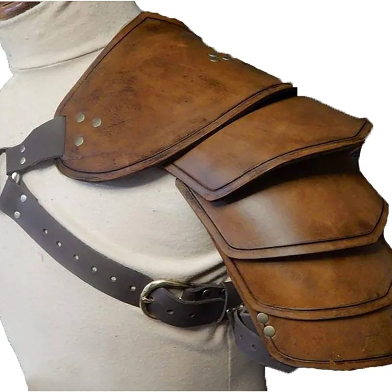 2025 Christmas Costume Medieval Retro Shoulder Armor Stage Performance COSPLAY Prop