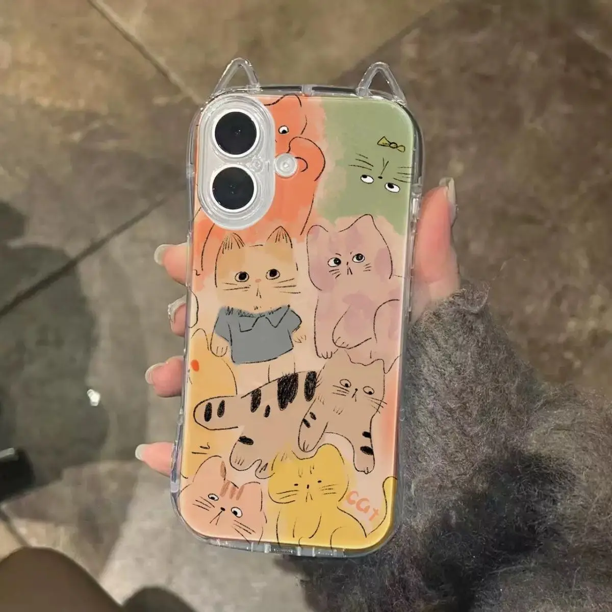 Colorful Cat Portra… - image