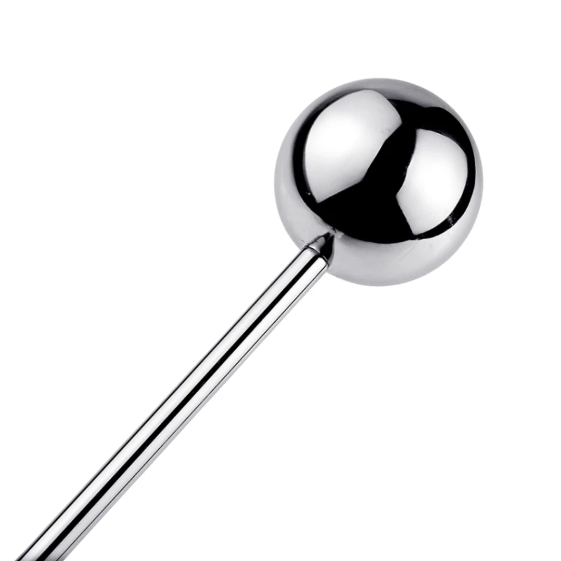 Anal Bead Sex Toys of Metal Handheld Butt Plug Ball Pestle with Fetish Whip for Women BDSM Anue Prostate Massage Erotic Products