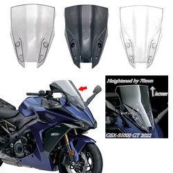 Motorcycle Touring Screen Windshield Windscreen Deflector Dark Smoke Black For GSX-S 1000 GT 2022 gsx s1000 gt 2023 2022