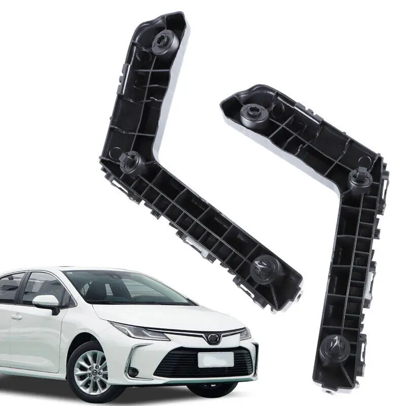 1 Pair Front Bumper Bracket Support Retainer Left Right 52116-02330 52115-02350 For Toyota Corolla 2017 2018 2019